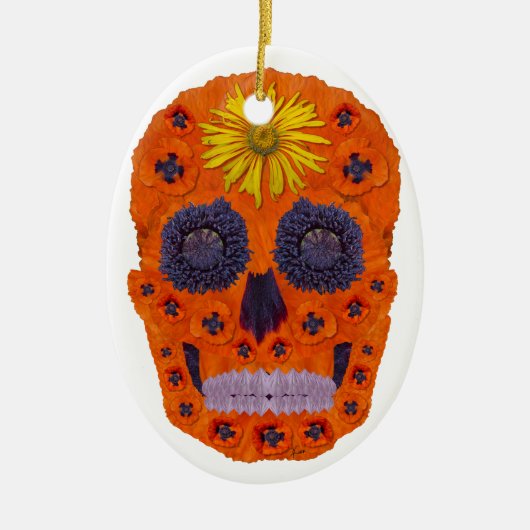 Bloedhuid 1 keramisch ornament (Voorkant)