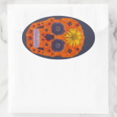 Bloedhuid 1 ovale sticker (Tas)