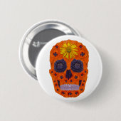 Bloedhuid 1 ronde button 5,7 cm (Voorkant /achterkant)