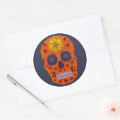 Bloedhuid 1 ronde sticker (Envelop)