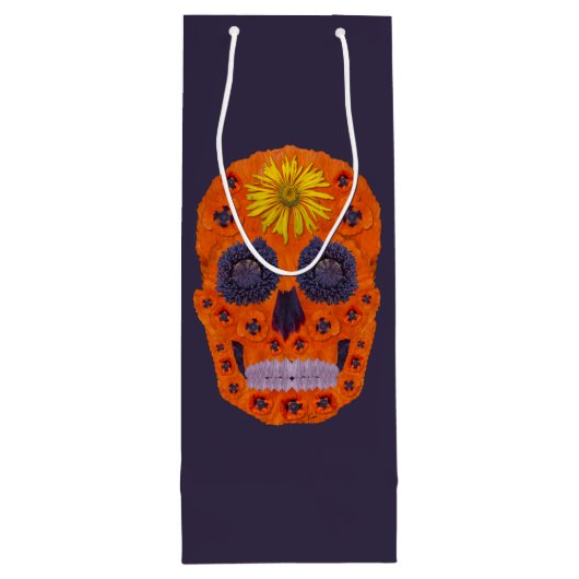 Bloedhuid 1 wijn cadeautas (Achterkant)