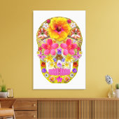 Bloedhuid 4 - Tropisch Canvas Afdruk (Insitu (Woonkamer))