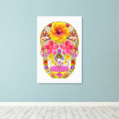 Bloedhuid 4 - Tropisch Canvas Afdruk (Insitu (Houten vloer))