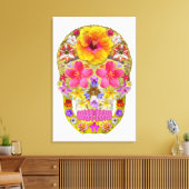 Bloedhuid 4 - Tropisch Canvas Afdruk (Insitu (Woonkamer))