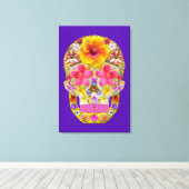 Bloedhuid 4 - Tropisch Canvas Afdruk (Insitu (Houten vloer))