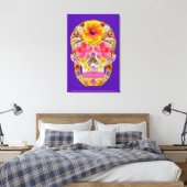 Bloedhuid 4 - Tropisch Canvas Afdruk (Insitu (Slaapkamer))