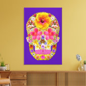 Bloedhuid 4 - Tropisch Canvas Afdruk (Insitu (Woonkamer))