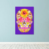 Bloedhuid 4 - Tropisch Canvas Afdruk (Insitu (Houten vloer))