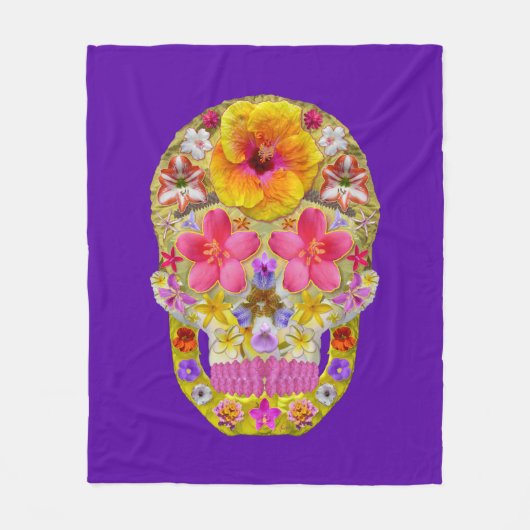 Bloedhuid 4 - Tropisch Fleece Deken (Voorkant)