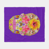 Bloedhuid 4 - Tropisch Fleece Deken (Voorkant (Horizontaal))