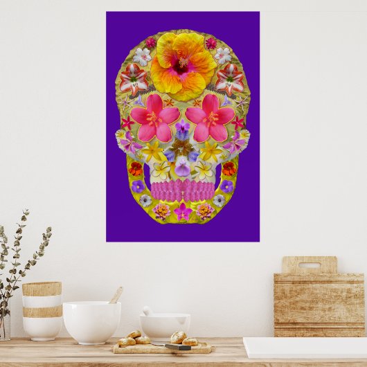 Bloedhuid 4 - Tropisch Poster (Keuken)