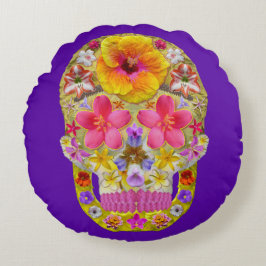 Bloedhuid 4 - Tropisch Rond Kussen