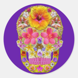 Bloedhuid 4 - Tropisch Ronde Sticker