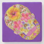 Bloedhuid 4 - Tropisch Stenen Onderzetter (Voorkant)