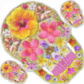 Bloedhuid 4-Tropisch Sticker (Voorkant)