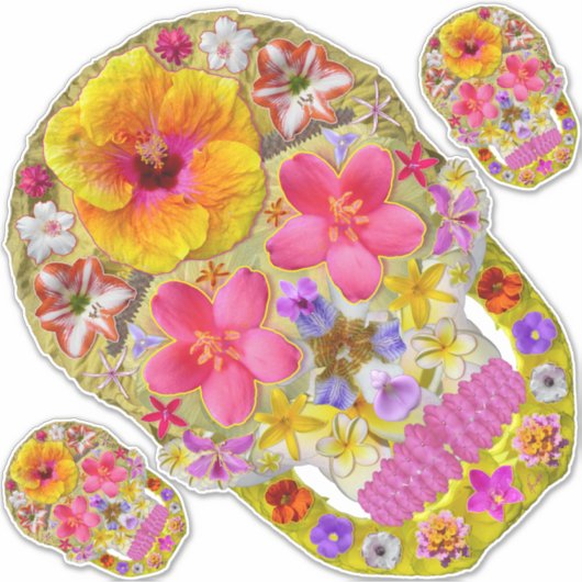 Bloedhuid 4-Tropisch Sticker (Voorkant)