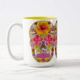 Bloedhuid 4 - Tropisch Tweekleurige Koffiemok