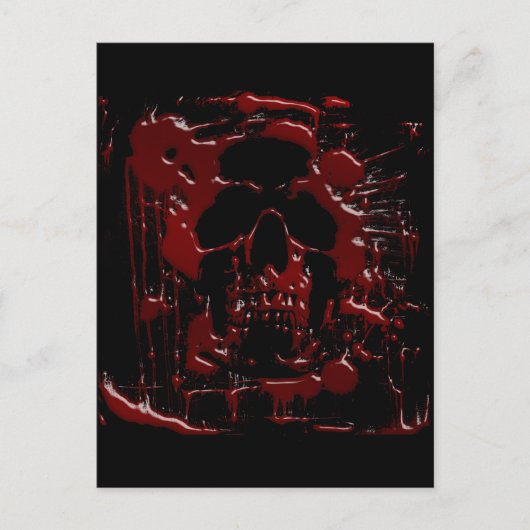 Bloedhuid Briefkaart (Voorkant)
