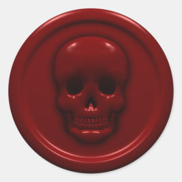 Bloedhuid Ronde Sticker