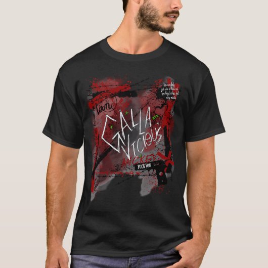 Bloedig Gallavich-ontwerp T-shirt (Voorkant)
