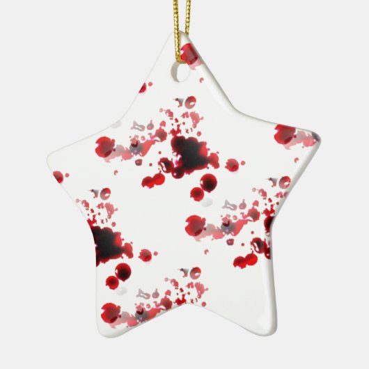 bloedig keramisch ornament (Links)