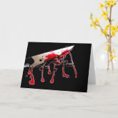 Bloedig Mes II Kaart (Gele Bloem)