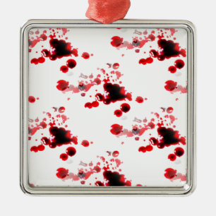 bloedig metalen ornament