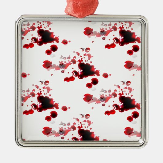 bloedig metalen ornament (Voorkant)
