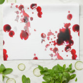 bloedig theedoek (Gevouwen)