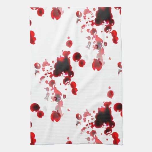 bloedig theedoek (Verticaal)
