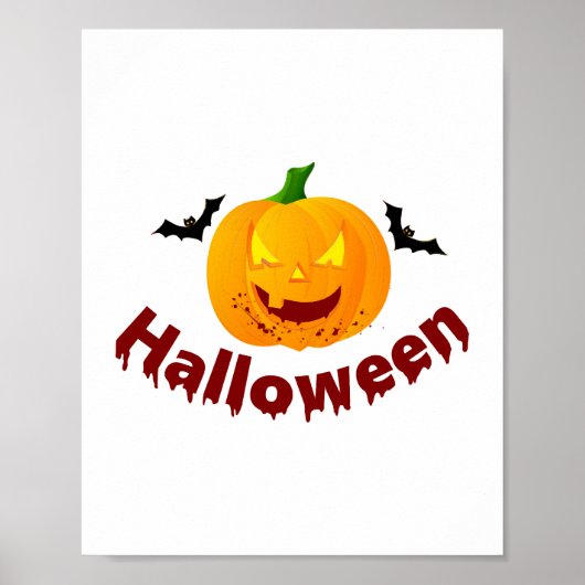 Bloedige Halloween Poster (Voorkant)