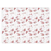 Bloedige handafdrukken Bloedspatten plaats delict Tafelkleed (Voorkant (Horizontaal))