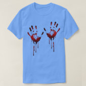 Bloedige handen t-shirt (Design voorkant)