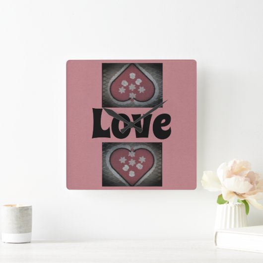 bloedige harten vierkante klok (Huis)