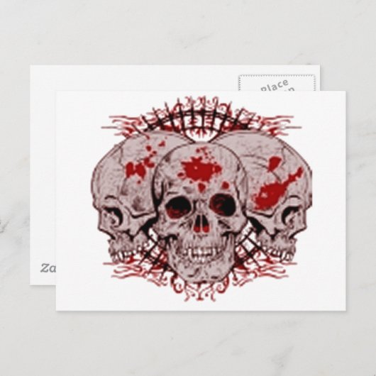 Bloedige Hel Briefkaart (Voorkant / Achterkant)