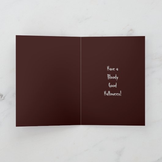 Bloedige Verpleegster Kaart (Binnen)