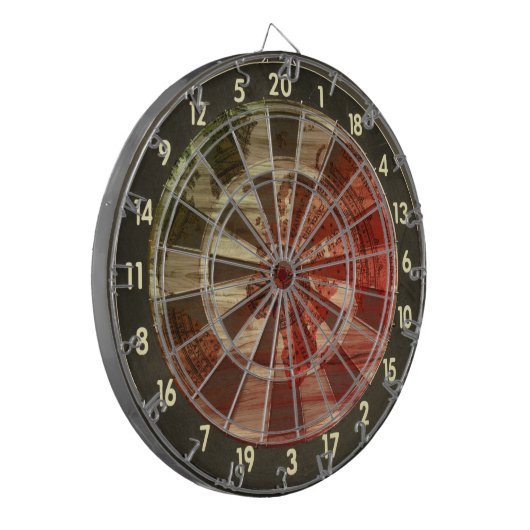 Bloedige wereldoorlogen dartbord (Voorkant Links)