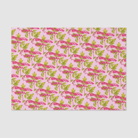 bloeding bloemen bloemen afdrukken tissuepapier (Voorkant)