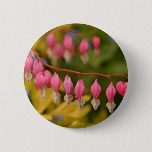 Bloeding Hartaandoeningen Macro Ronde Button 5,7 Cm (Voorkant)