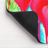 Bloeding Hartaandoeningen Waterverf abstract Muismat (Hoek)