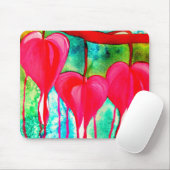 Bloeding Hartaandoeningen Waterverf abstract Muismat (Met muis)