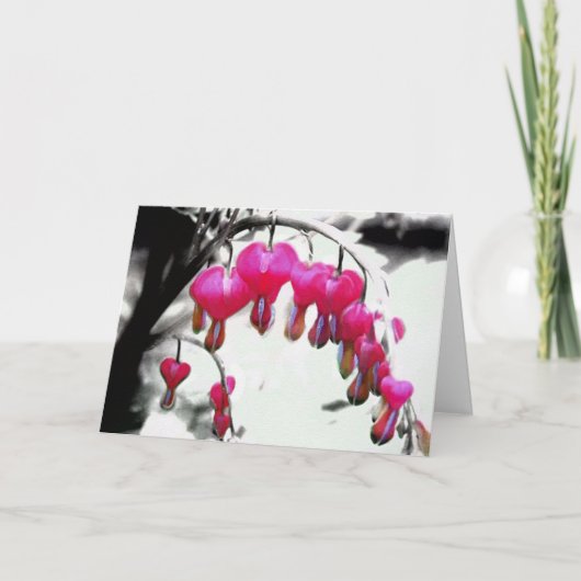 Bloeding Hartbloeding Kaart (Voorkant)