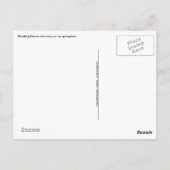 Bloeding Hartfoto Briefkaart (Achterkant)