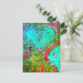 Bloeding Hartslag Briefkaart (Staand voorkant)