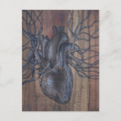 Bloeding Hartslag Briefkaart (Voorkant)