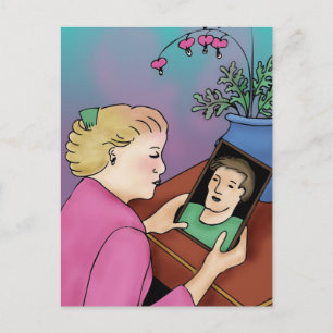 Bloeding Hartslag Briefkaart