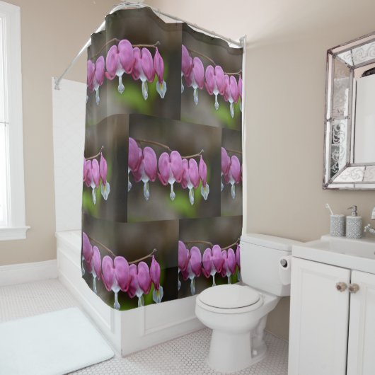 Bloeding Hartslag Douchegordijn (In situ)