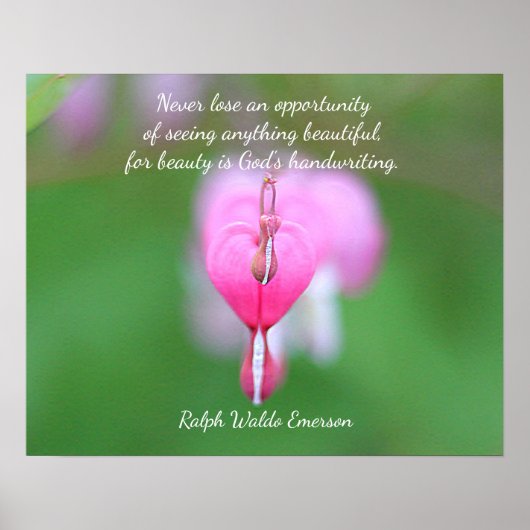 Bloeding Hartslag Poster (Voorkant)