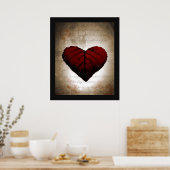 Bloeding Hartslag Poster (Keuken)