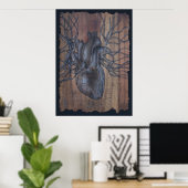 Bloeding Hartslag Poster (Thuiskantoor)